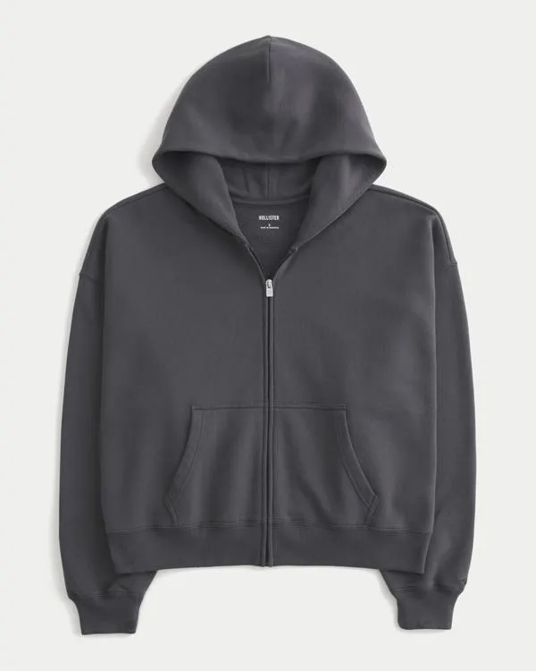 Oversized Zip-Up Hoodie