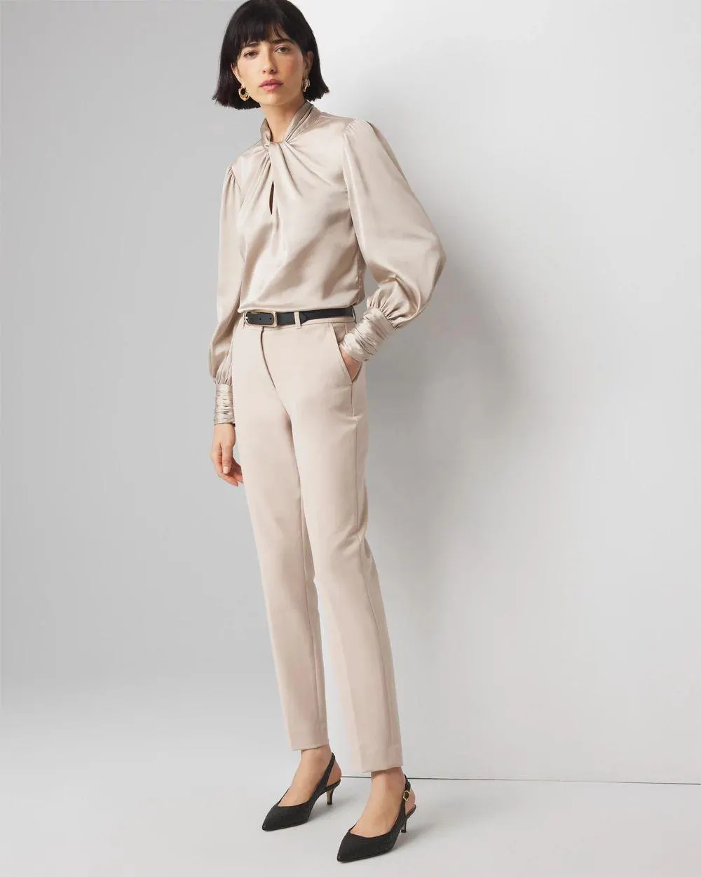 Slim Ankle Comfort Stretch Pants
