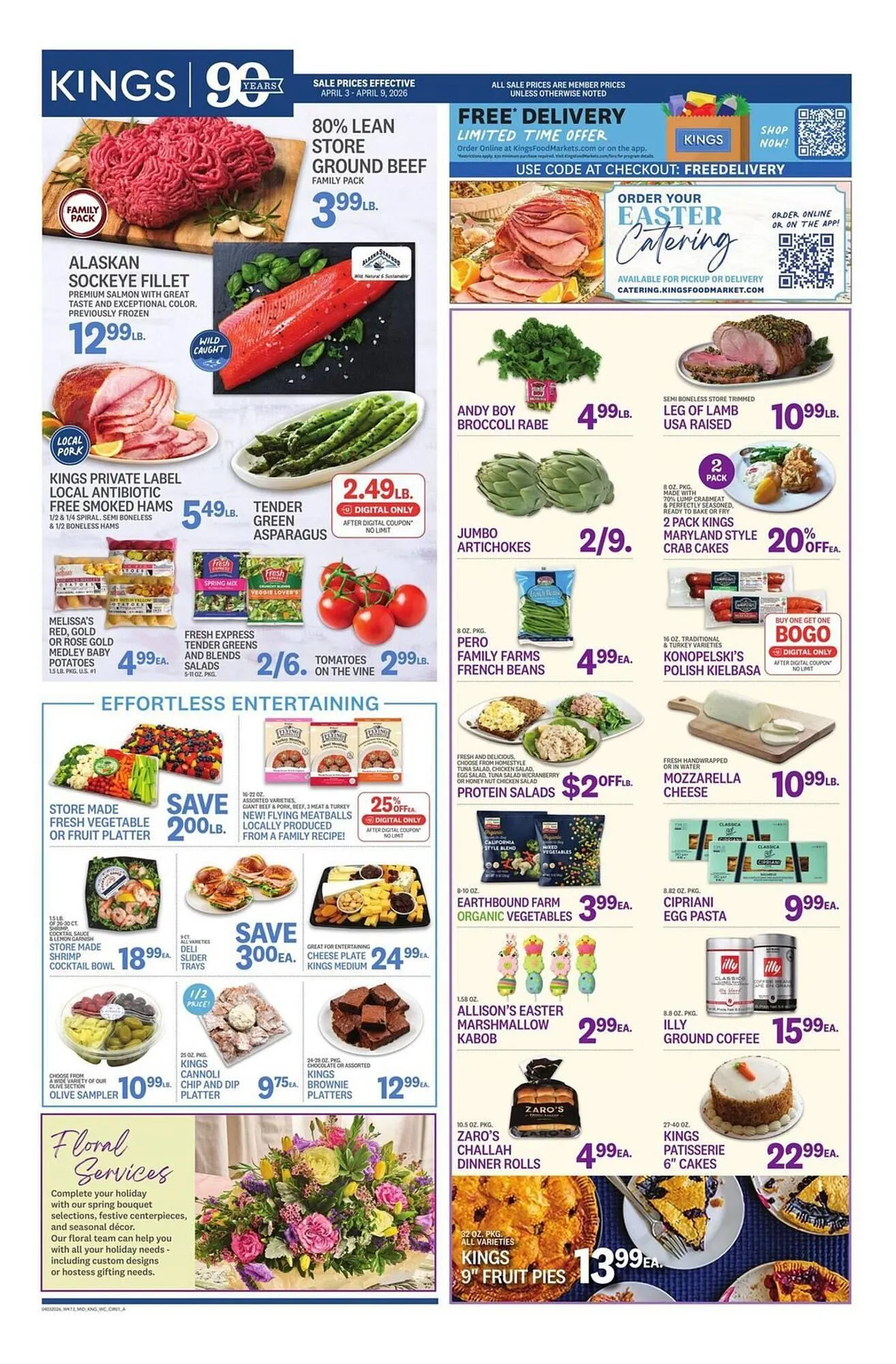 Weekly ad Kings Food Markets weekly ad from April 3 to April 9 2026 - Page 1