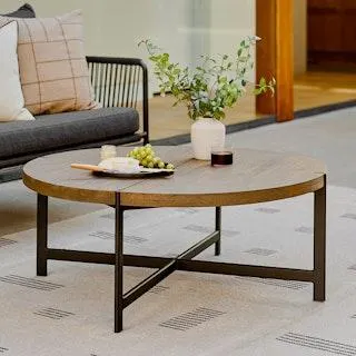 Haskel 40" Outdoor Coffee Table - Vintage Brown