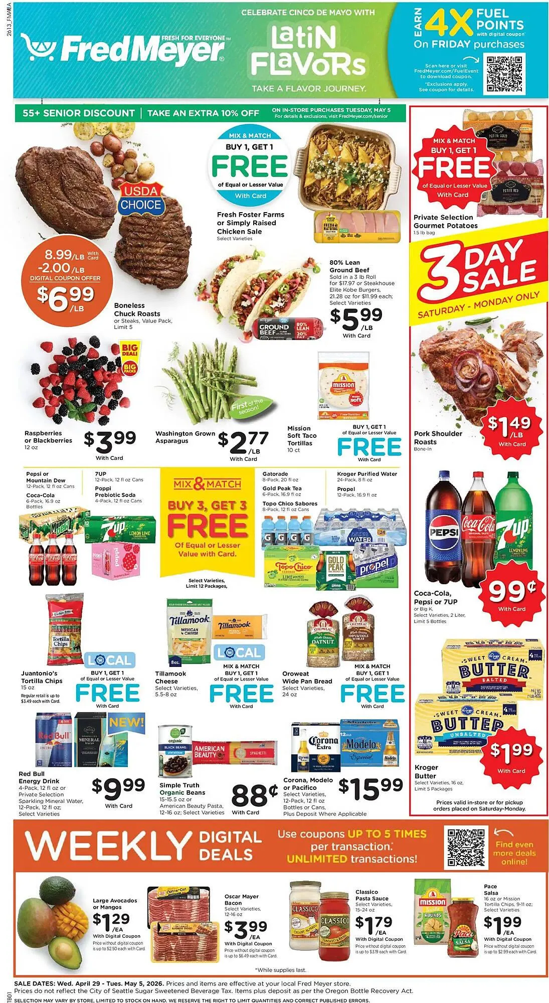Weekly ad Fred Meyer weekly ad from April 29 to May 5 2026 - Page 1