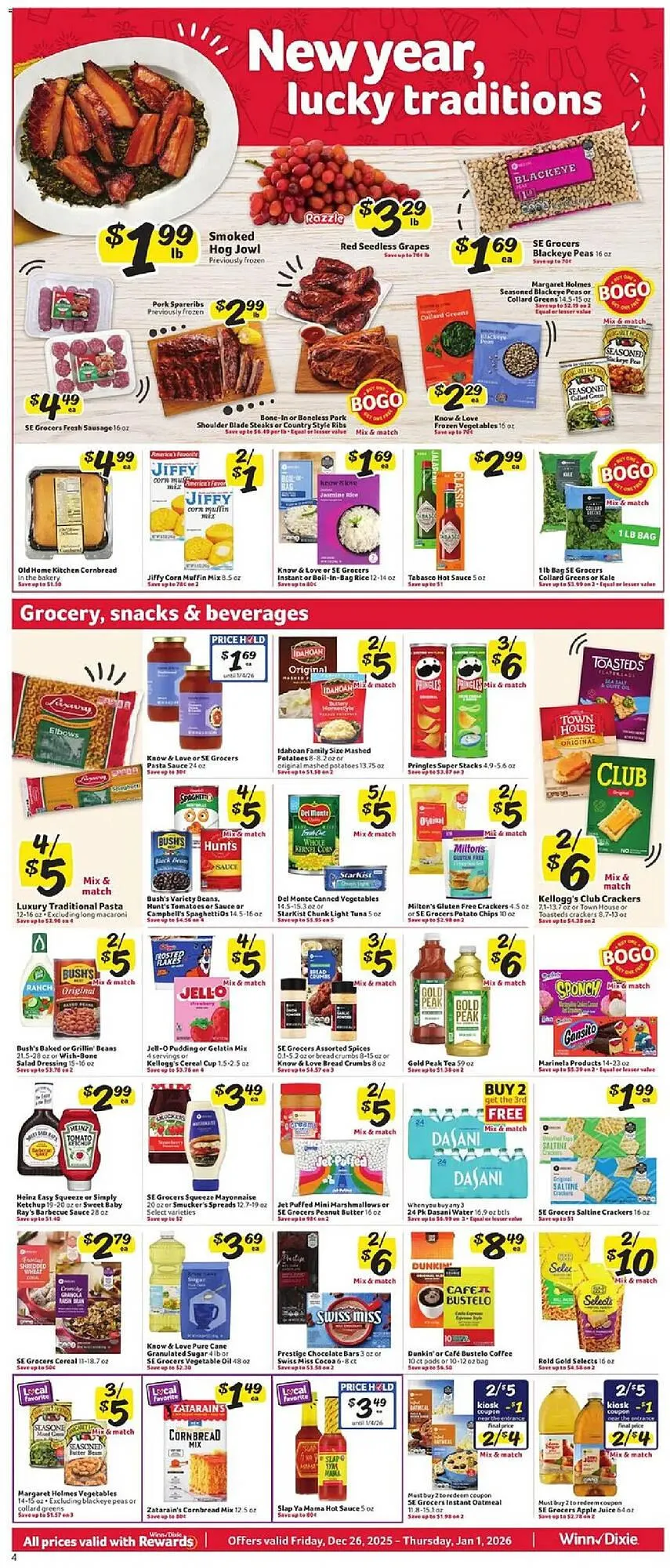 Weekly ad Winn Dixie weekly ad from December 26 to January 1 2026 - Page 4