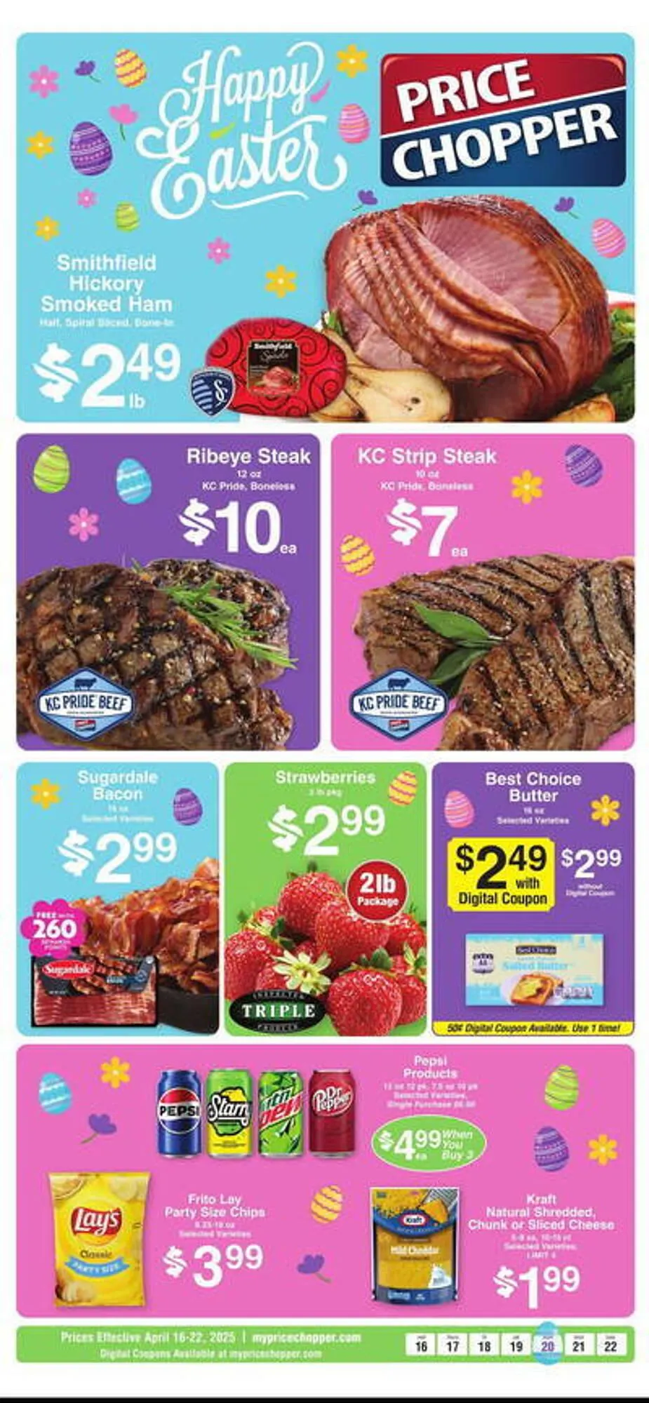 Weekly ad Price Chopper Weekly Ad from April 16 to April 22 2025 - Page 1
