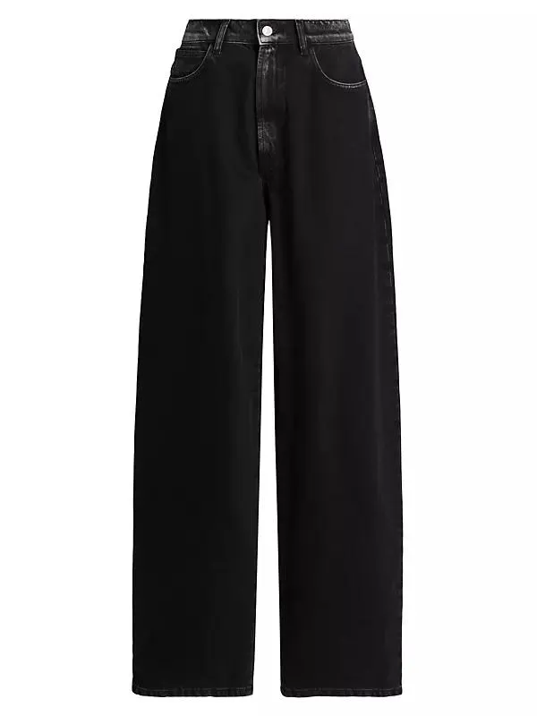 Naomi Washed Wide-Leg Jeans