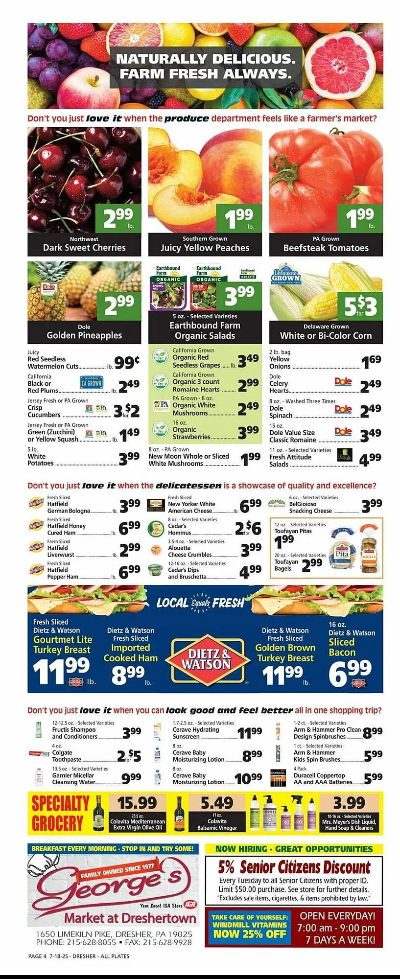 Weekly ad George's Market Weekly Ad from July 18 to July 24 2025 - Page 4