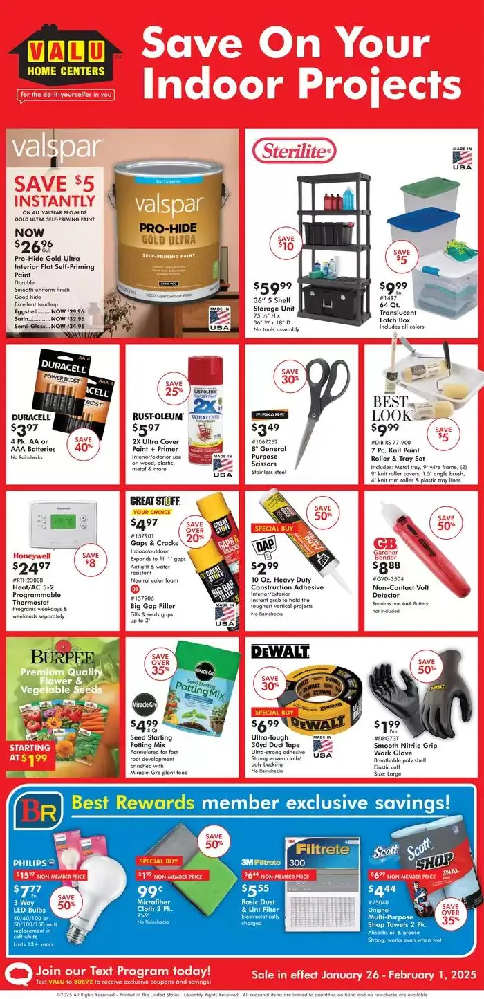Valu Home Centers weekly ad - 1
