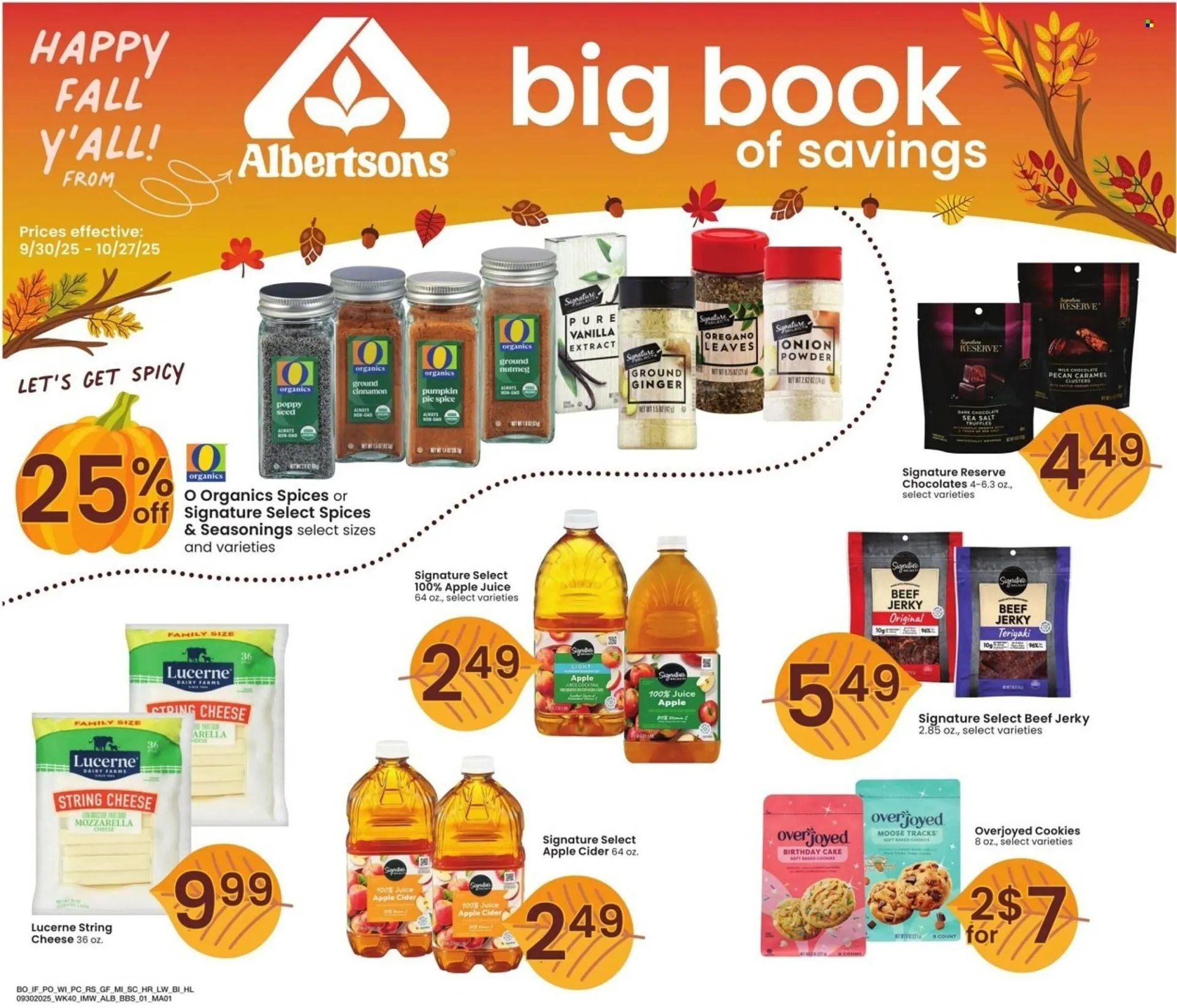Weekly ad Albertsons weekly ad from September 30 to October 27 2025 - Page 1