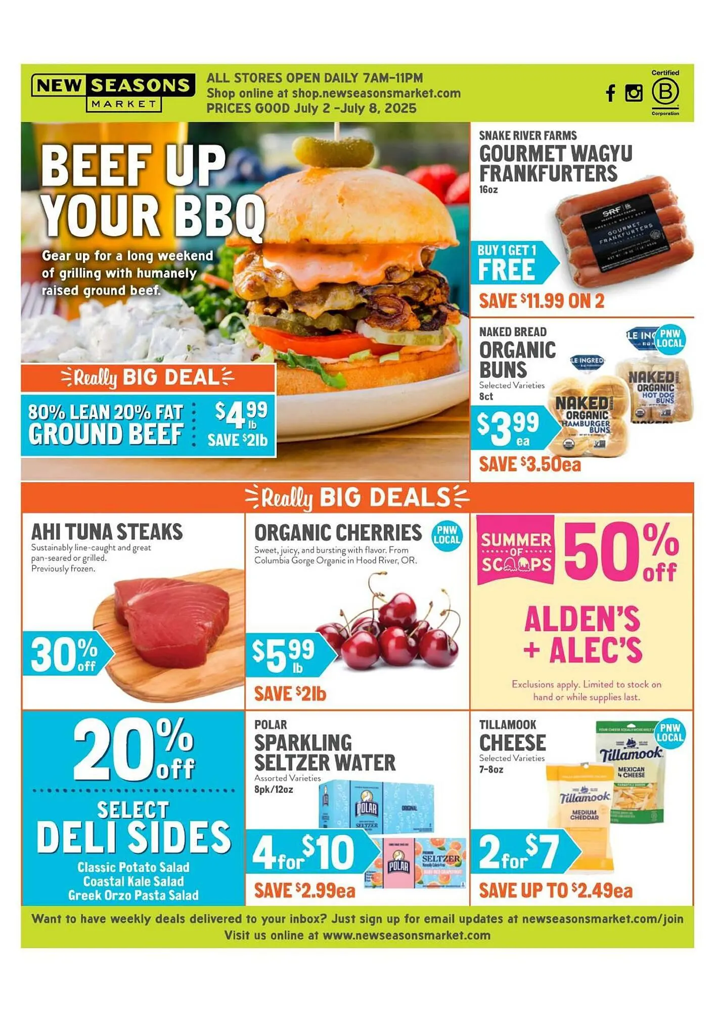 Weekly ad New Seasons Market ad from July 1 to July 8 2025 - Page 1