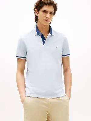 Regular Fit Two-Tone Collar Polo