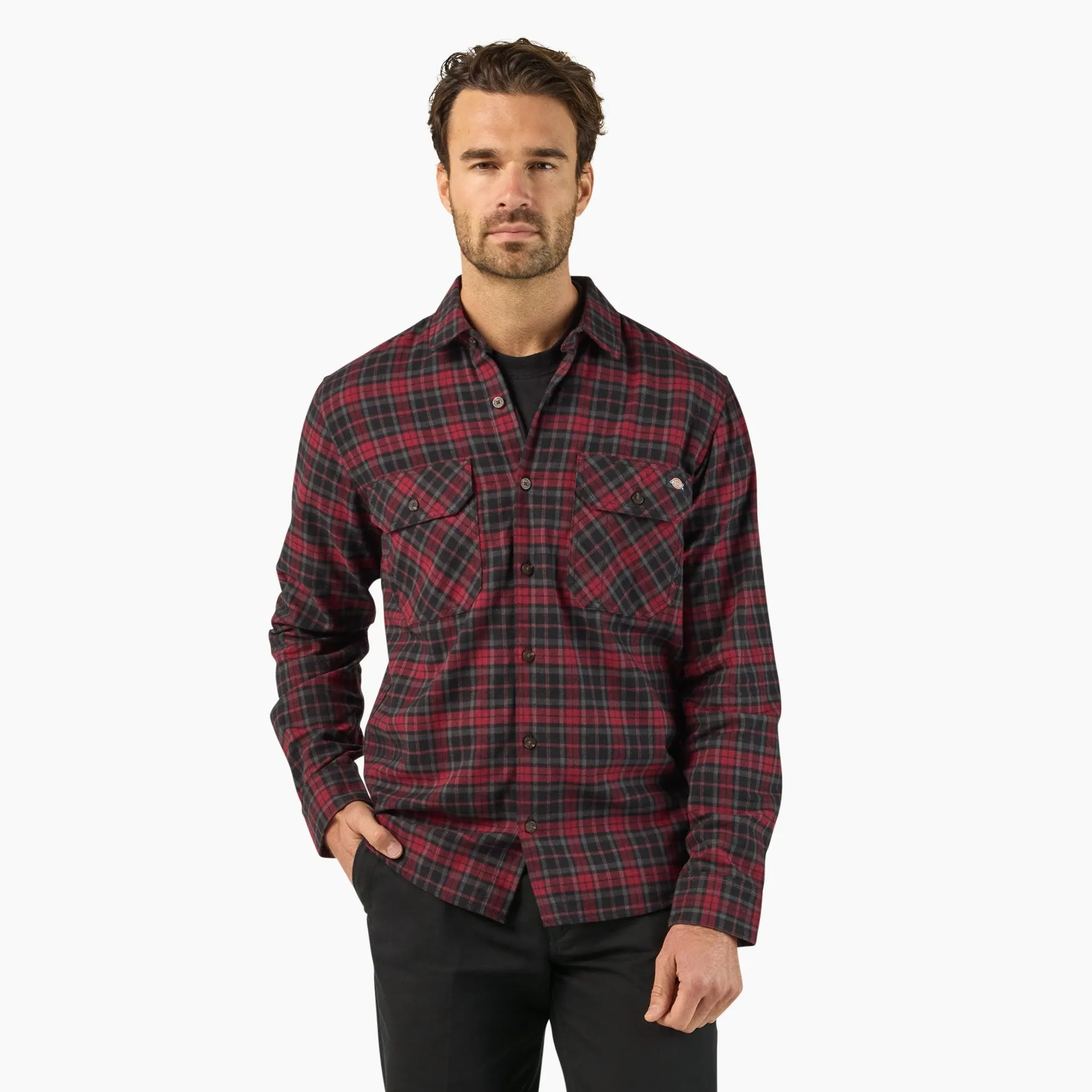 Long Sleeve Flannel Work Shirt