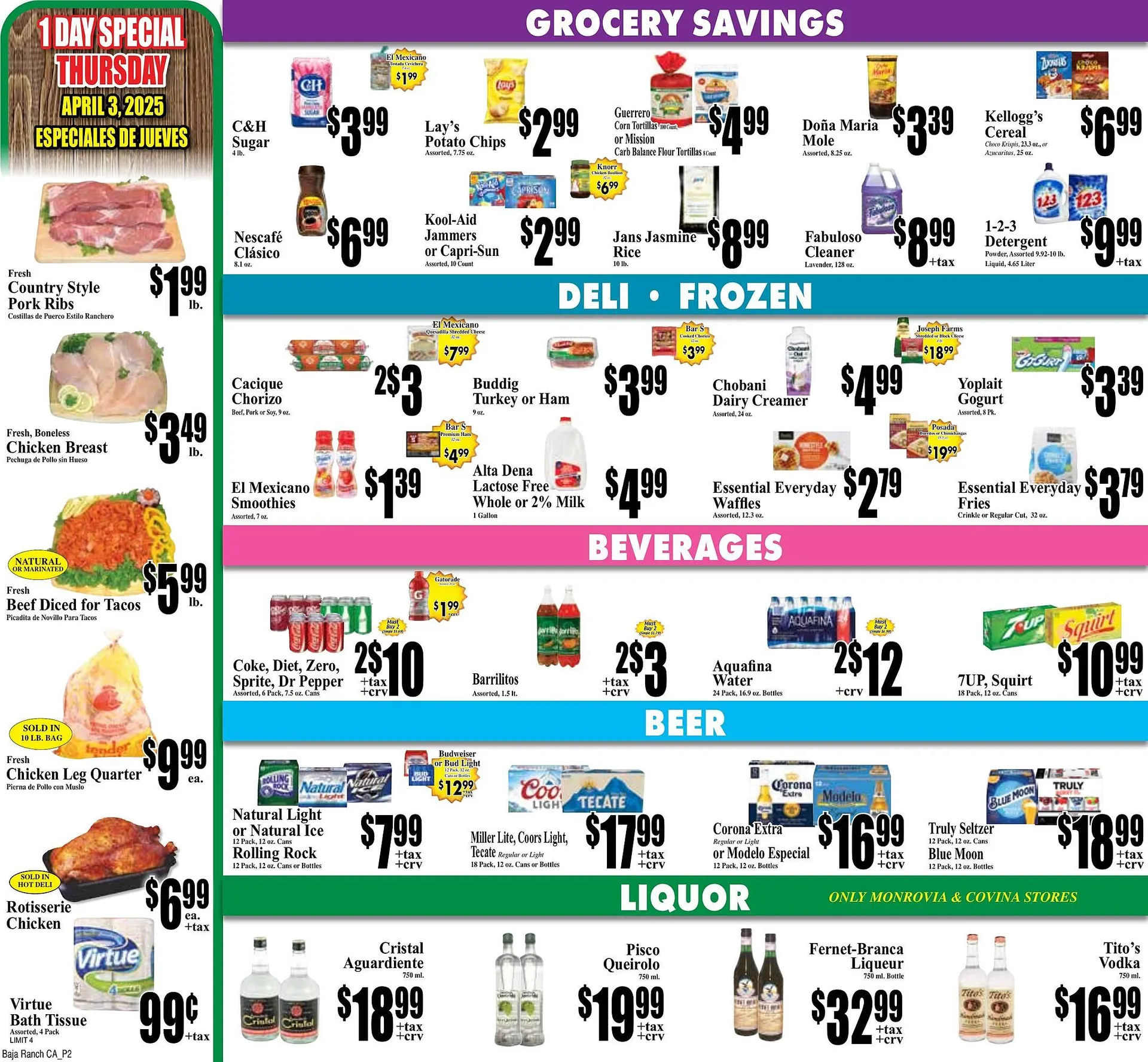 Catálogo de Baja Ranch Weekly Ad 2 de abril al 8 de abril 2025 - Página 2