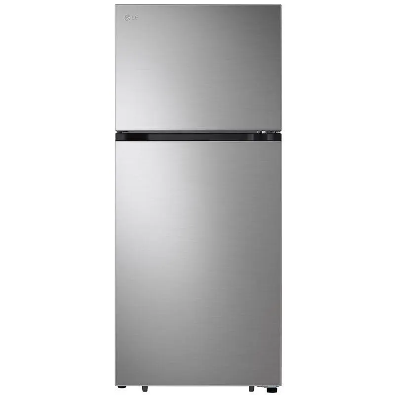 LG 28 in. 17.5 cu. ft. Garage Ready Top Freezer Refrigerator - PrintProof Stainless Steel
