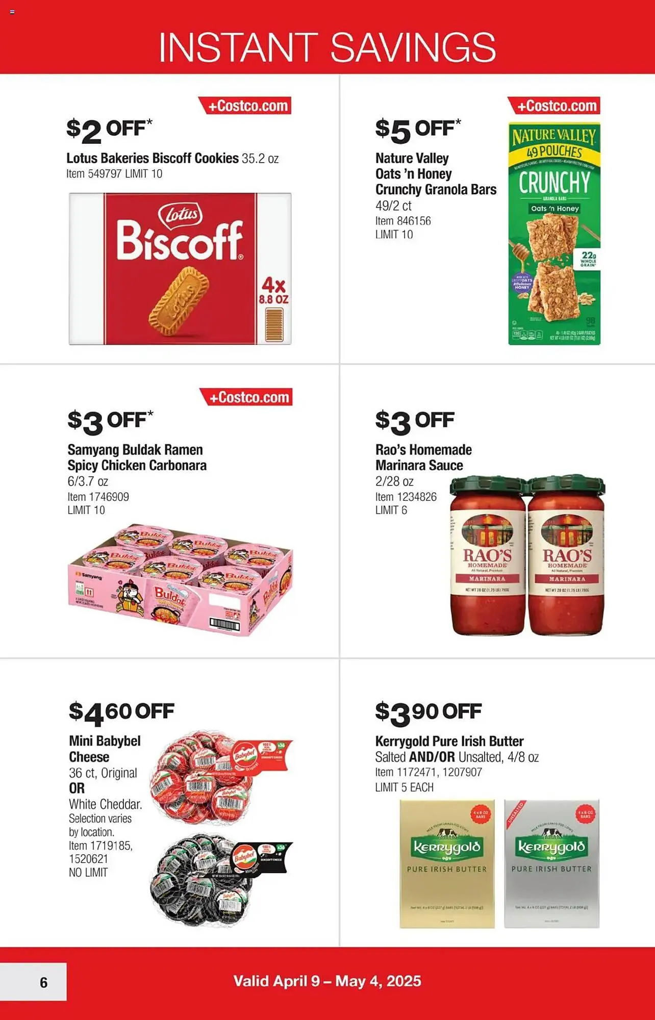 Catálogo de Costco Weekly Ad 9 de abril al 4 de mayo 2025 - Página 6