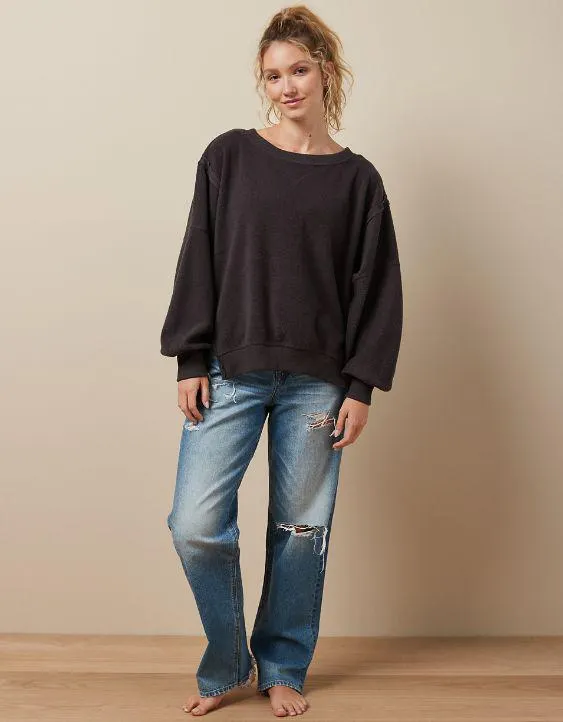 AE Oversized Big Hug Reverse Fleece Sweatshirt