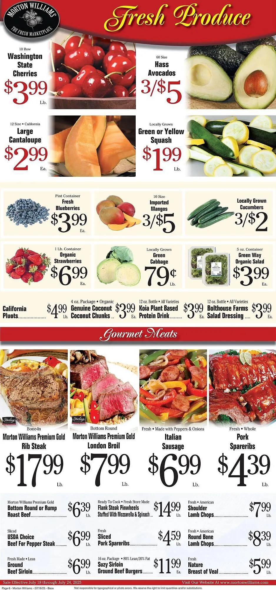 Weekly ad Morton Williams Weekly Ad from July 18 to July 24 2025 - Page 6