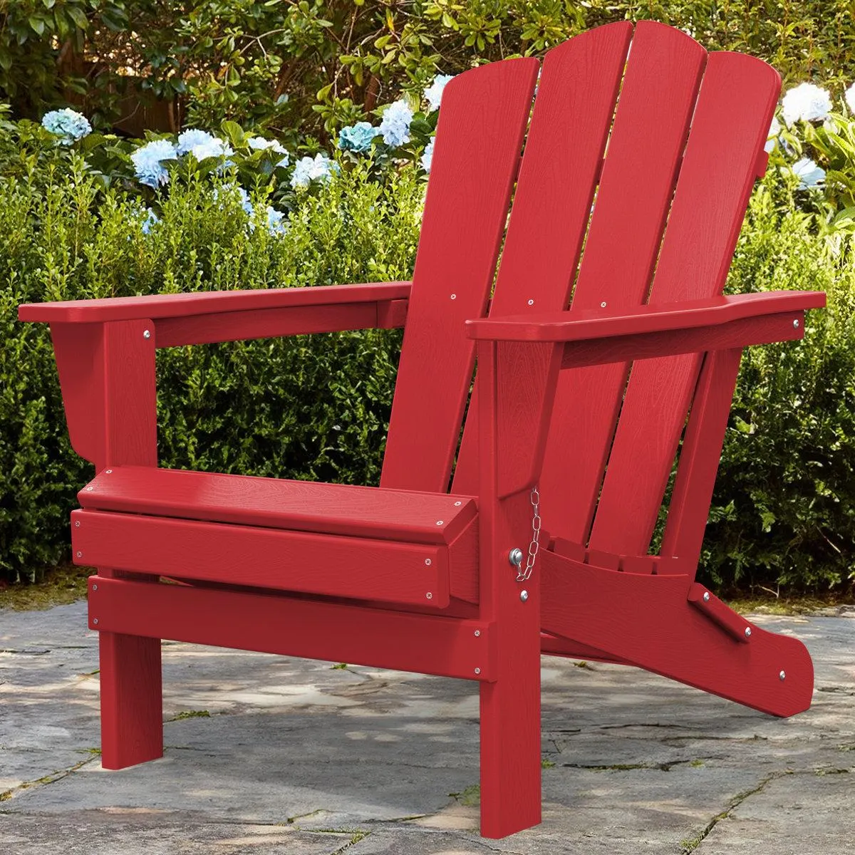 Wolak High Density Polyethylene Folding Adirondack Chair