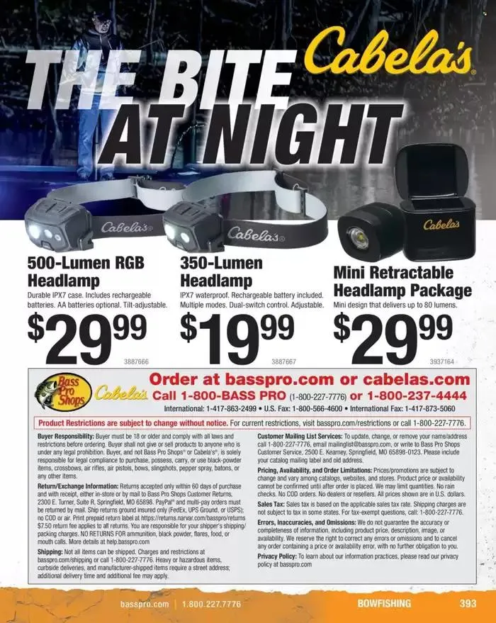 Weekly ad Cabela's Weekly ad from January 31 to February 6 2025 - Page 393