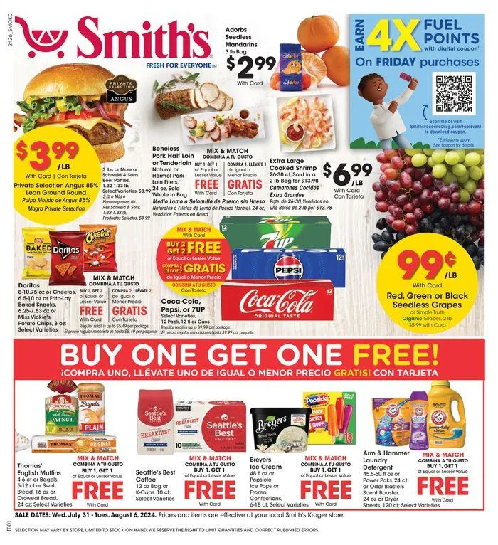 Weekly ad Current bargains and offers from July 31 to August 6 2024 - Page 1