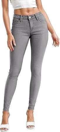 Hybrid & Company Women Ultimate Comfort Flattering Fit Stretch Skinny Jeans