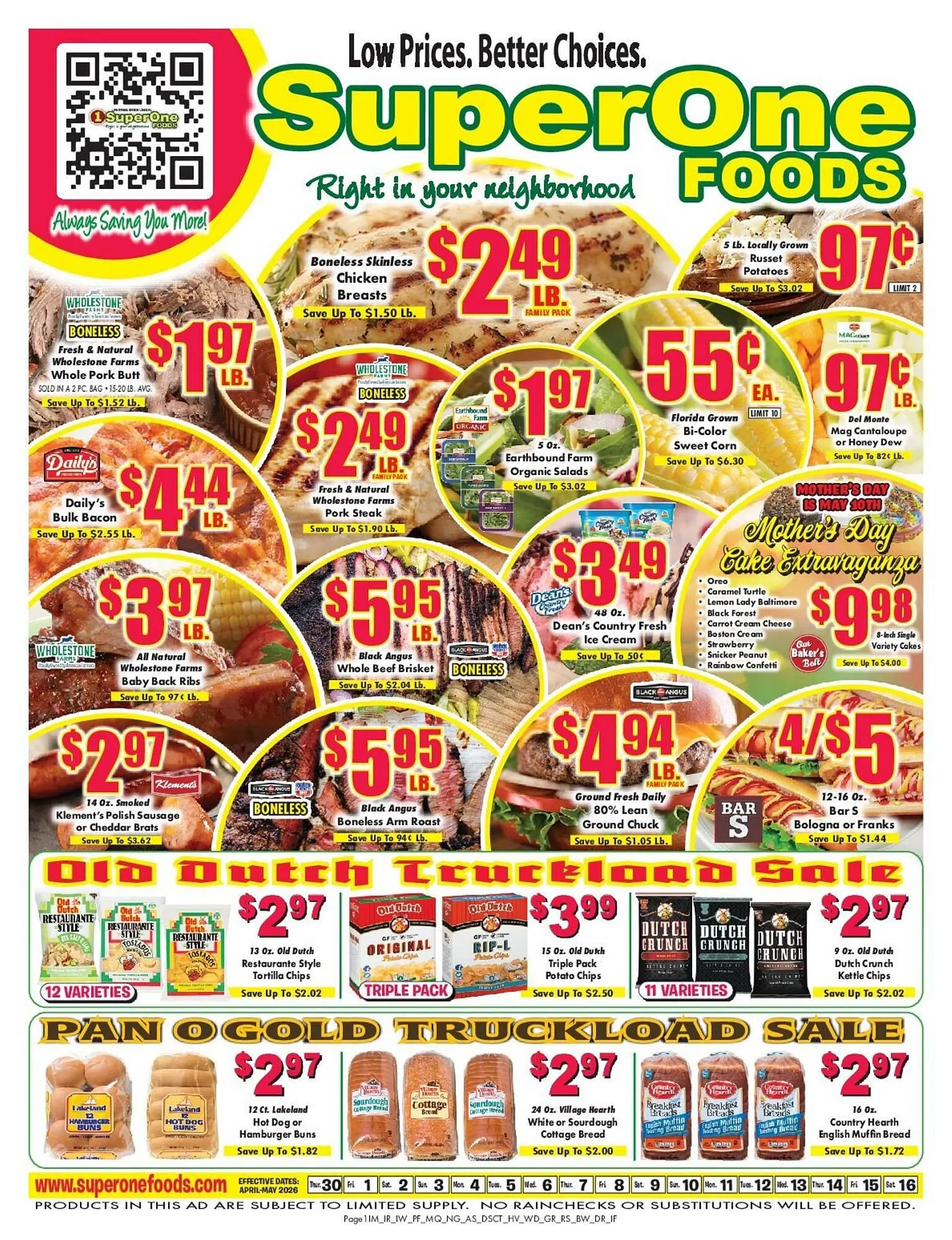 Weekly ad Miners County Market weekly ad from April 30 to May 16 2026 - Page 1