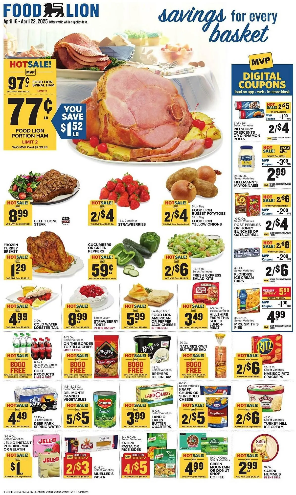 Weekly ad Food Lion Weekly Ad from April 16 to April 22 2025 - Page 1