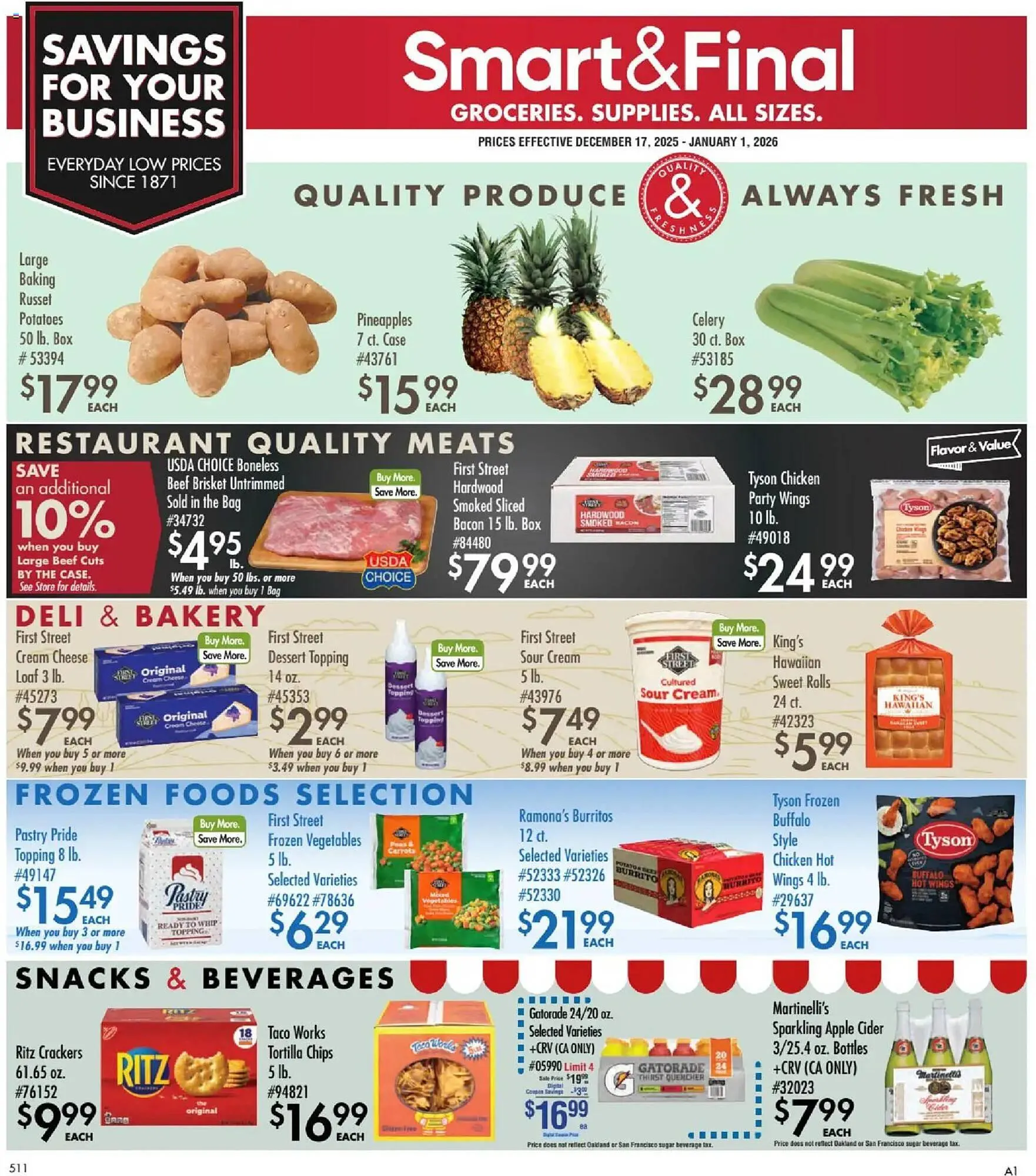 Weekly ad Smart & Final weekly ad from December 17 to January 2 2026 - Page 1