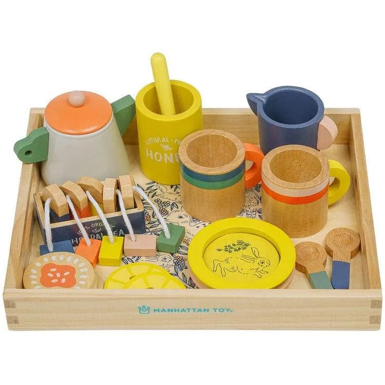 Flora & Fauna Wooden Pretend Tea Set