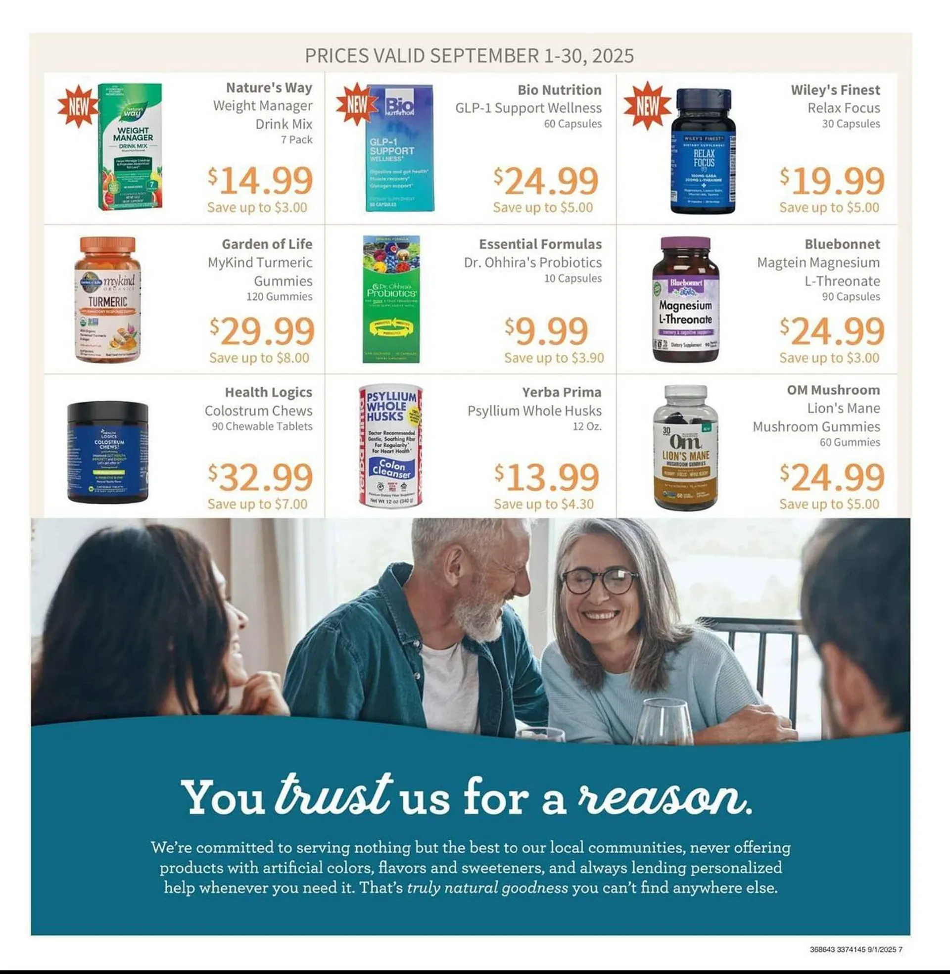 Weekly promotion Akin's Natural Foods weekly ad spanning from September 1 to September 30 2025 - Page 7 for Catalogue 365