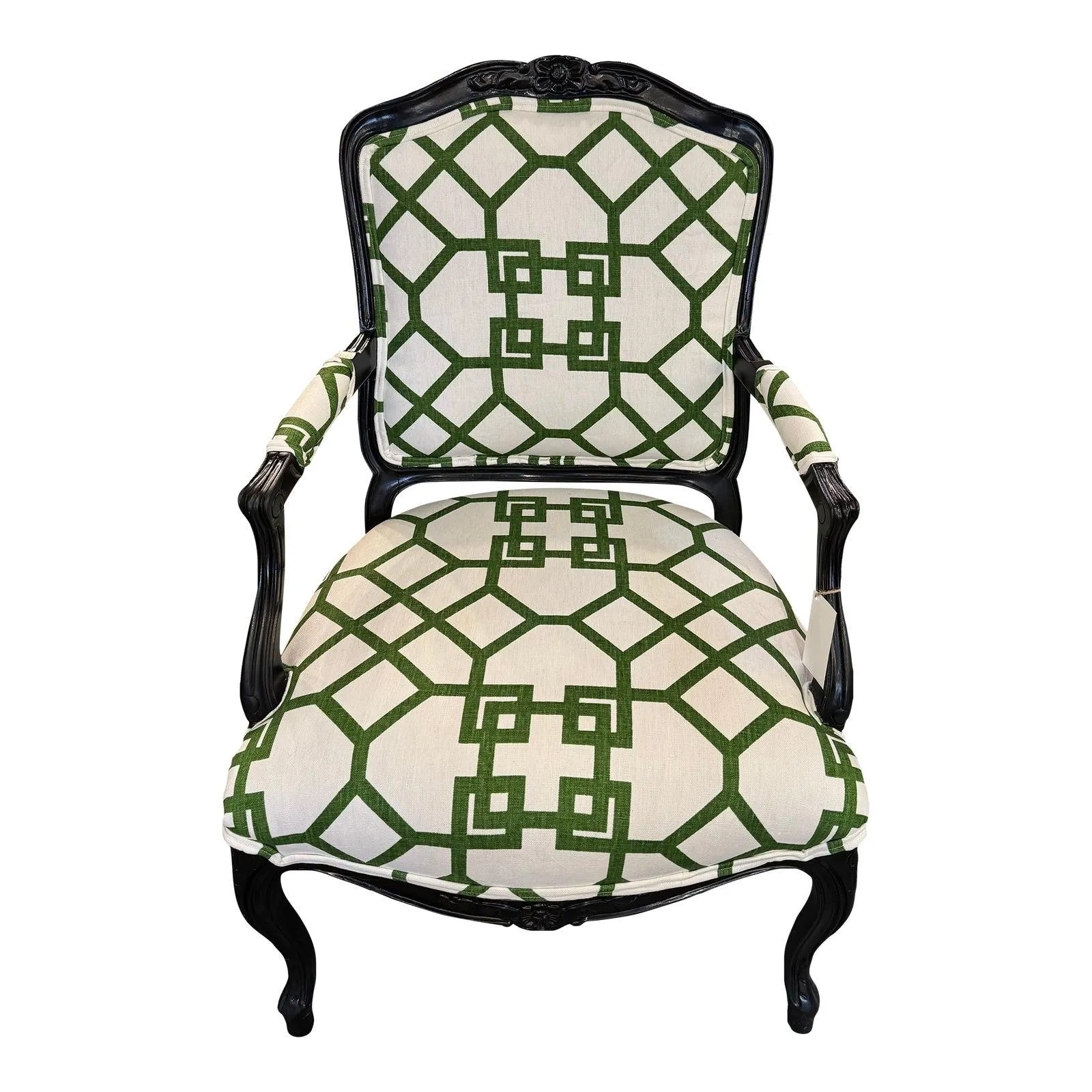 Mid 20th Century Louis XV Style French Fauteuil Chair