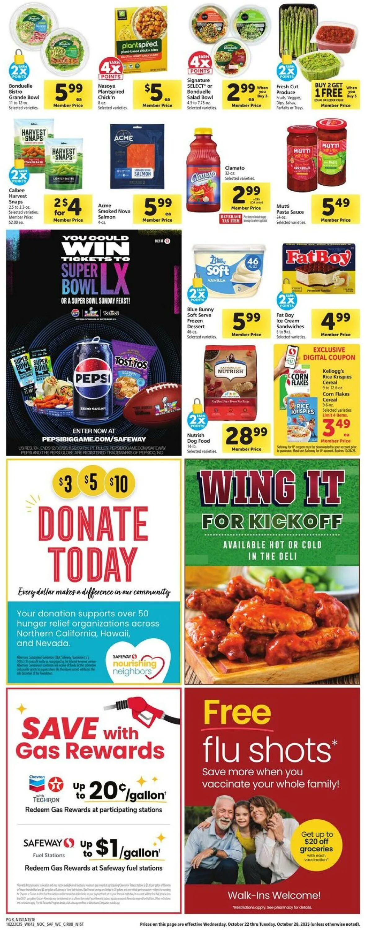 Weekly ad Safeway Current weekly ad from October 22 to October 28 2025 - Page 8