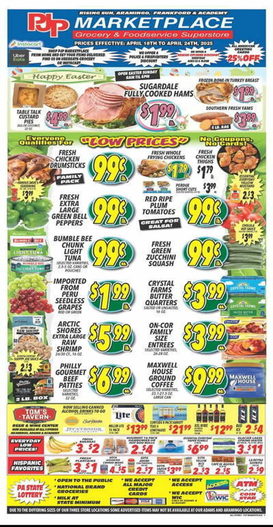 Weekly ad PJP Marketplace Weekly Ad from April 18 to April 24 2025 - Page 1