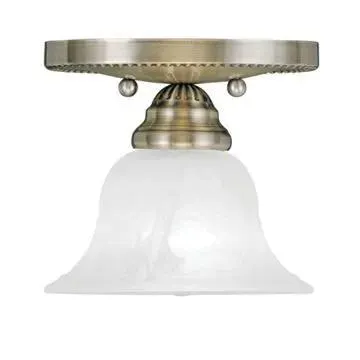 Livex Lighting Edgemont 1 Light Flush Ceiling Mount