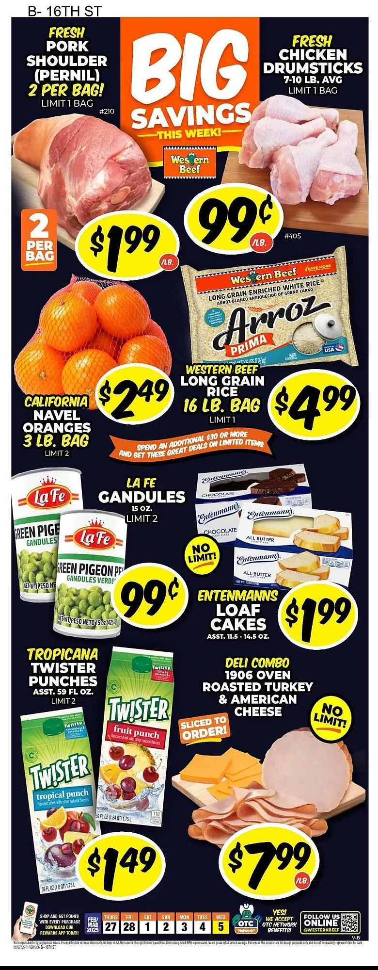 Weekly ad Western Beef Weekly Ad from February 27 to March 5 2025 - Page 1