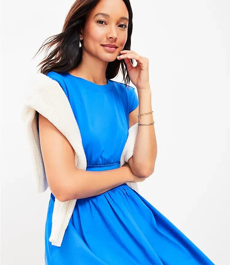 Mixed Media Muscle Tank Dress