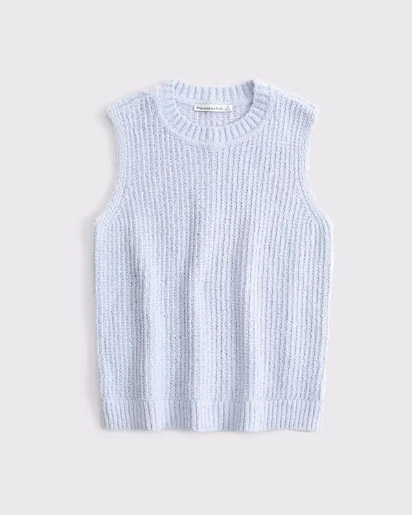Textural Crew Sweater Shell Tank