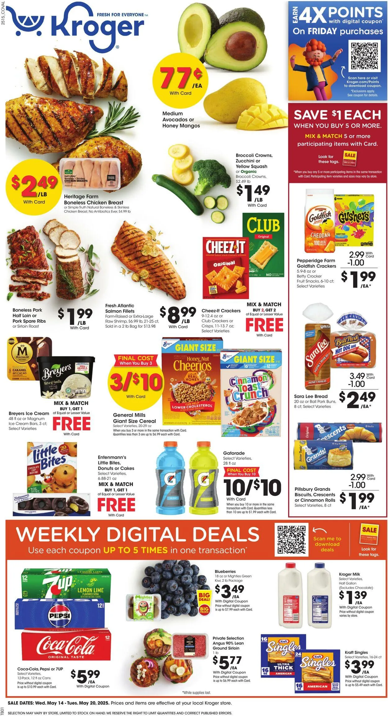 Catálogo de Kroger Current weekly ad 14 de mayo al 20 de mayo 2025 - Página 1