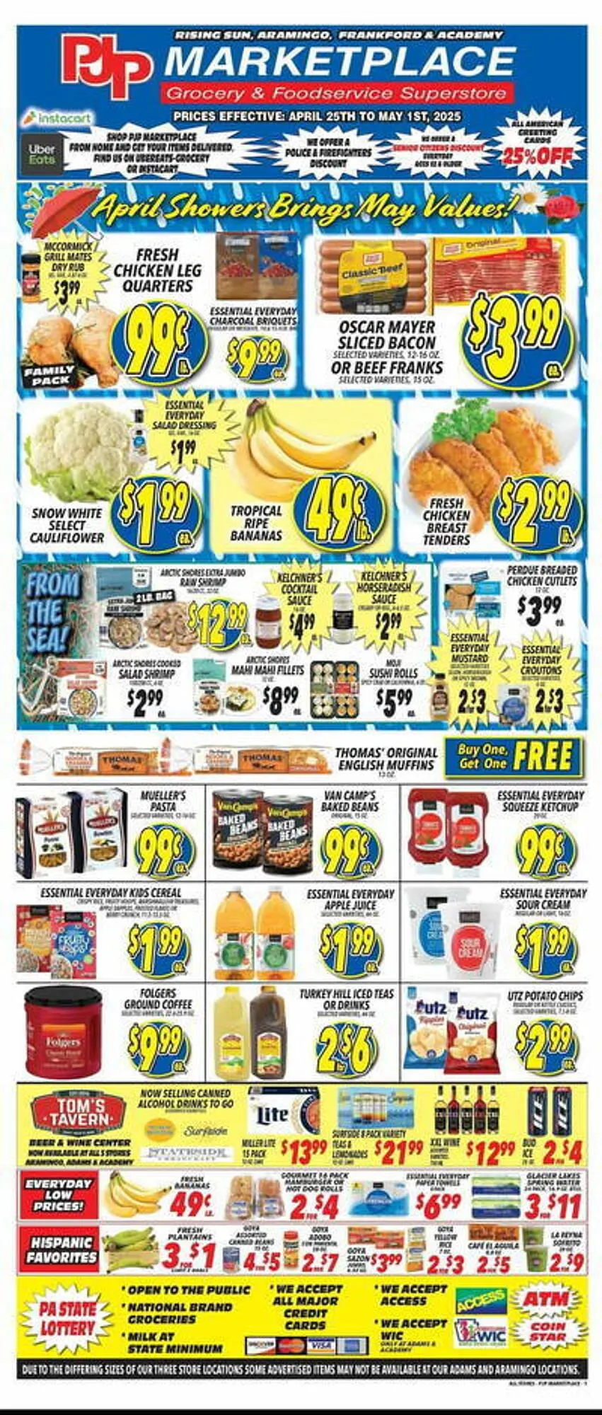 Weekly ad PJP Marketplace Weekly Ad from April 25 to May 1 2025 - Page 1