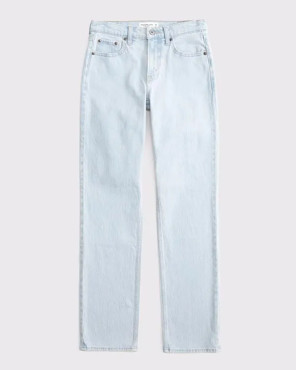 Curve Love Mid Rise 90s Straight Jean