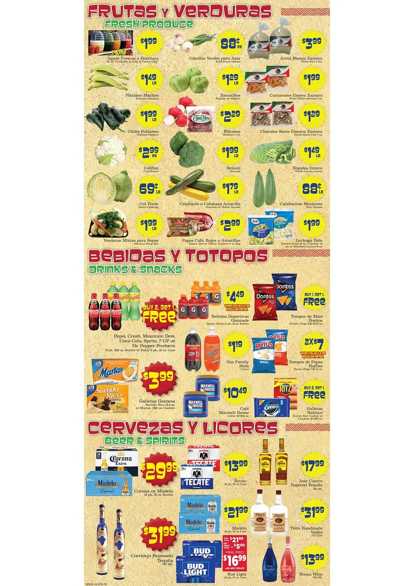 Catálogo de Supermercado Nuestra Familia Weekly Ad 16 de marzo al 22 de marzo 2025 - Página 3
