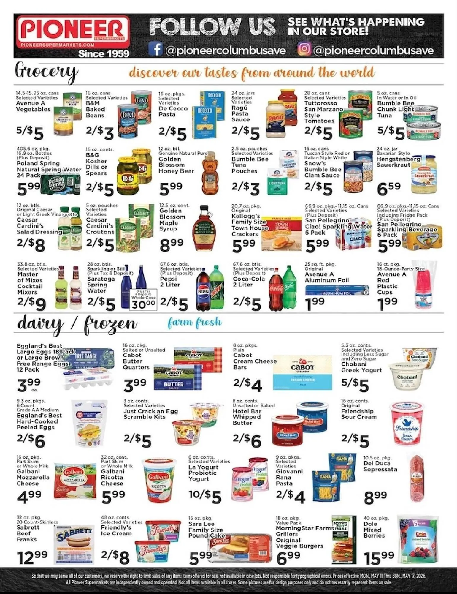 Weekly ad Pioneer Supermarkets weekly ad from May 11 to May 17 2026 - Page 2