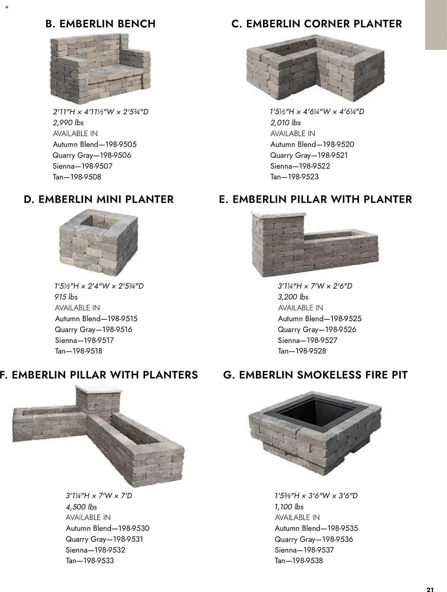 Weekly promotion Menards weekly ad spanning from April 2 to January 1 2027 - Page 21 for Catalogue 365