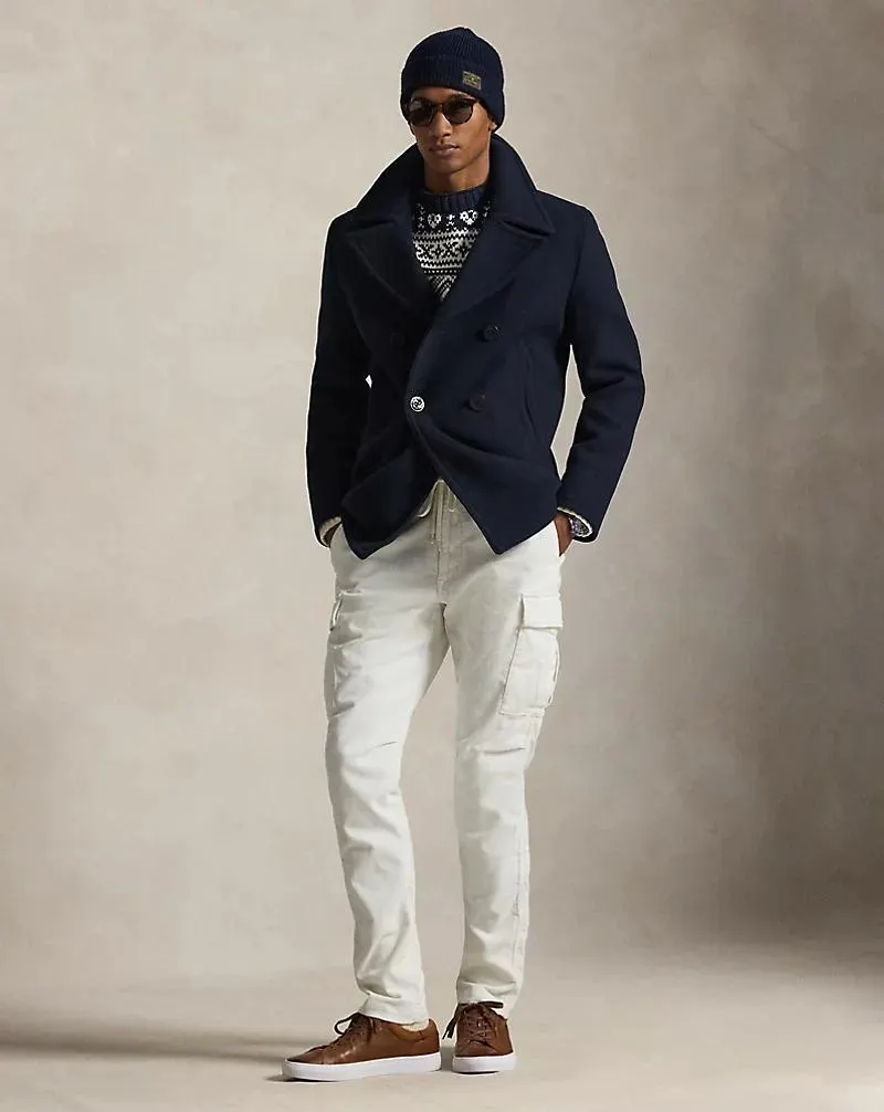 Slim Fit Stretch Corduroy Cargo Pant