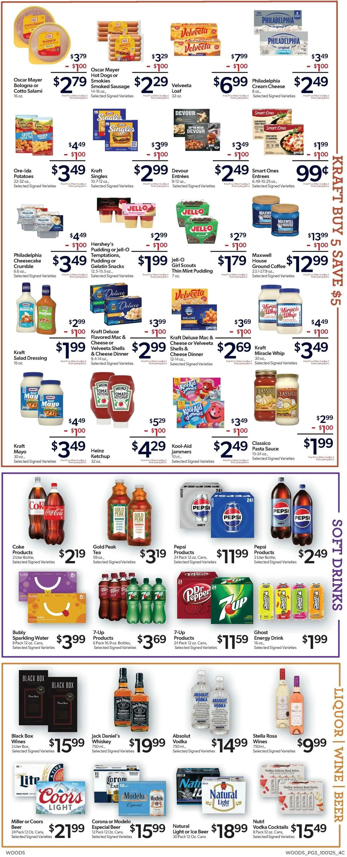 Weekly ad Woods Supermarket from October 1 to October 8 2025 - Page 3