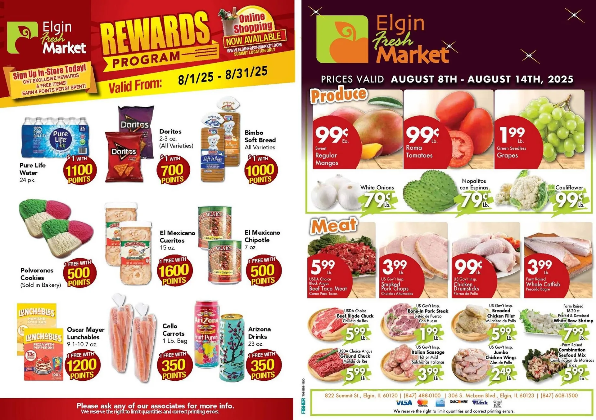 Elgin Fresh Market Weekly Ad - 1