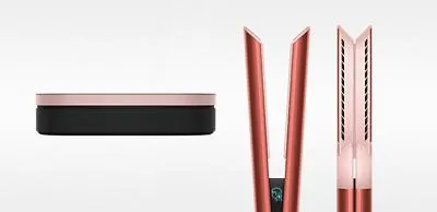 Dyson Airstrait™ straightener in Strawberry Bronze/Blush Pink