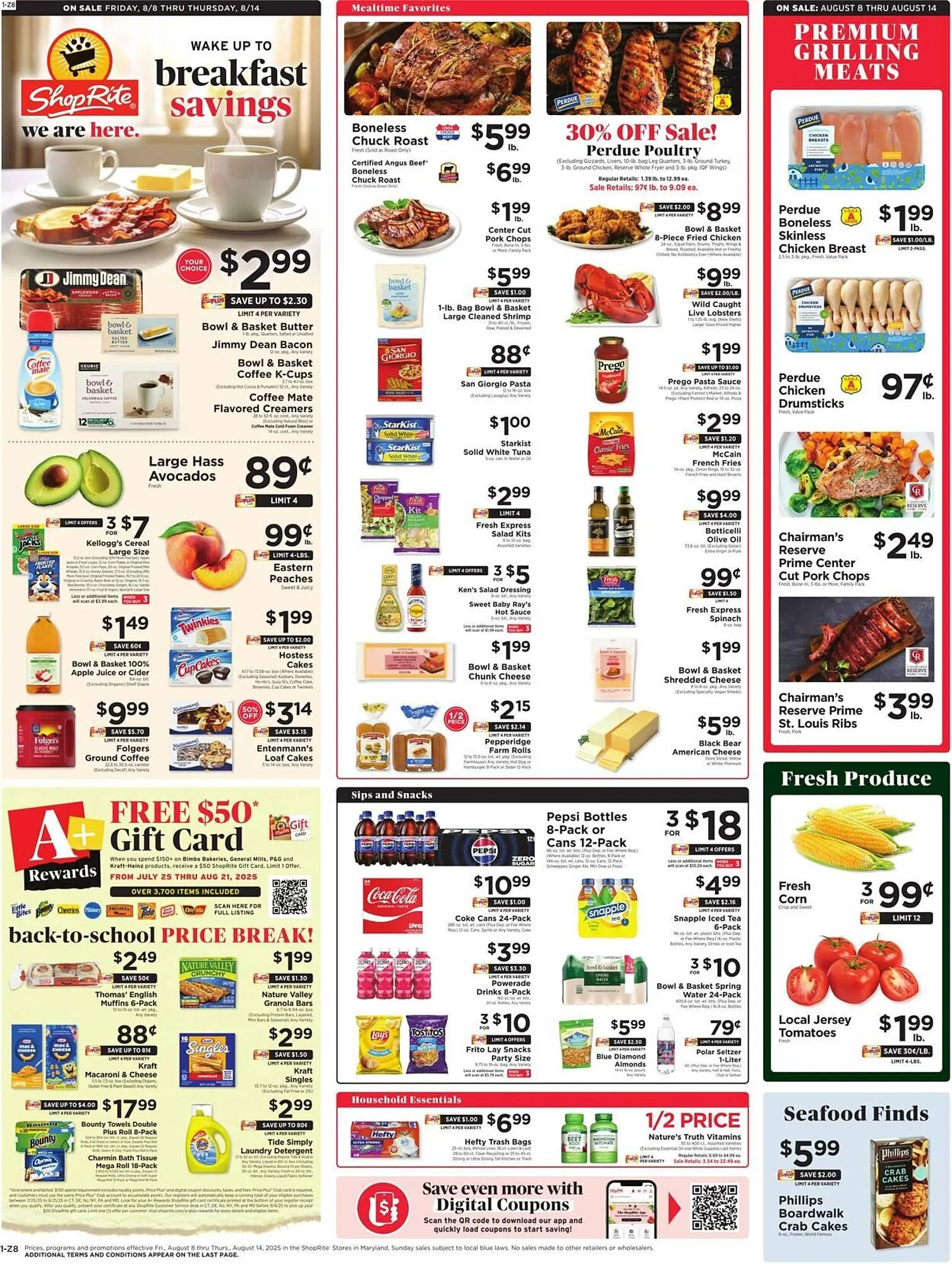Weekly ad ShopRite Weekly Ad from August 7 to August 14 2025 - Page 1