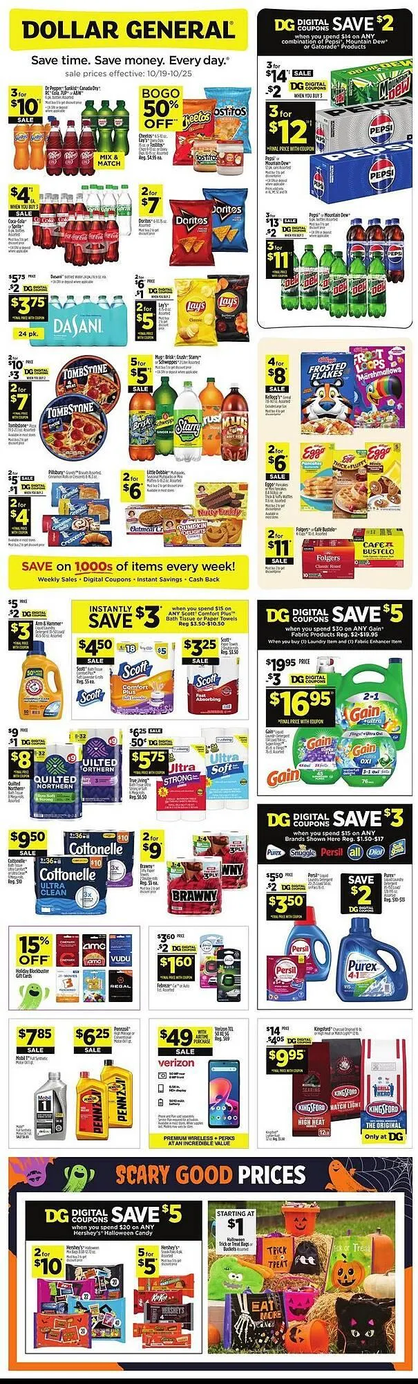 Weekly ad Dollar General weekly ad from October 19 to October 25 2025 - Page 1