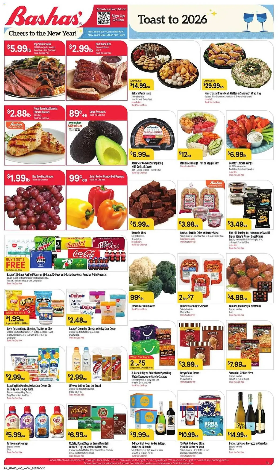 Weekly ad Bashas' weekly ad from December 26 to January 1 2026 - Page 1