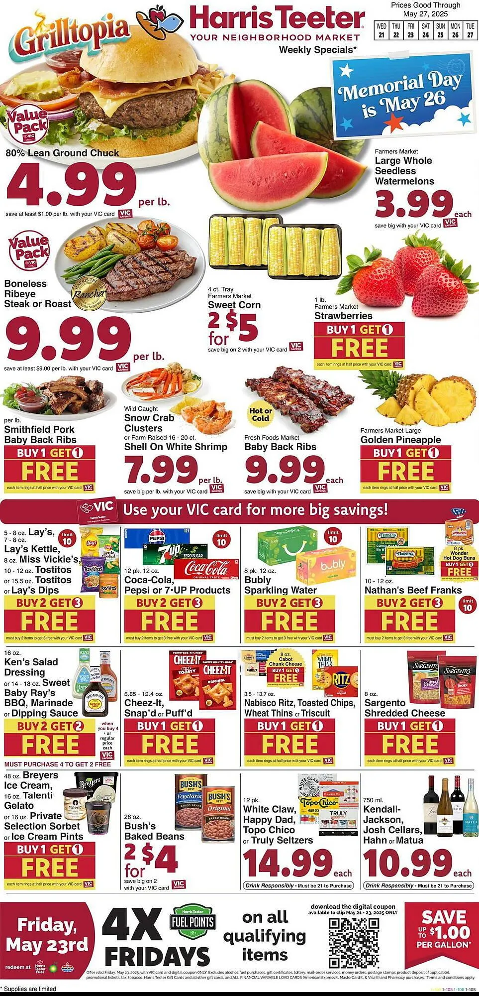 Weekly ad Harris Teeter Weekly Ad from May 21 to May 27 2025 - Page 1