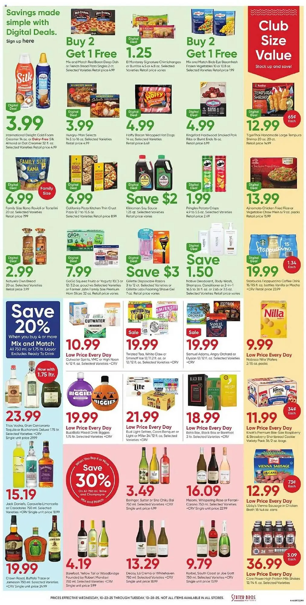 Weekly ad Stater Bros weekly ad from October 22 to October 28 2025 - Page 4